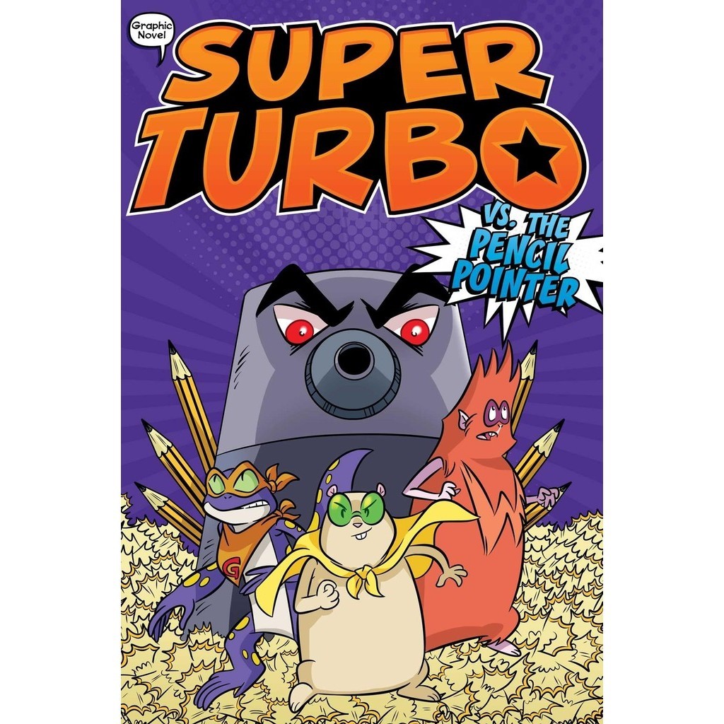 #3 Super Turbo vs. the Pencil Pointer (graphic novel)/Edgar Powers Super Turbo: the Graphic Novel 【三民網路書店】