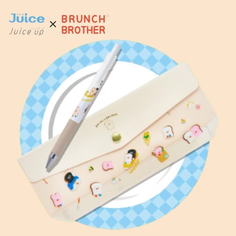 PILOT Juice up超級果汁筆/ 0.4/ Brunch Brother聯名/ 筆袋組/ B eslite誠品