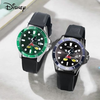 中小學生時尚迪士尼米奇男士手錶帶 3D 錶盤和夜光石英手錶