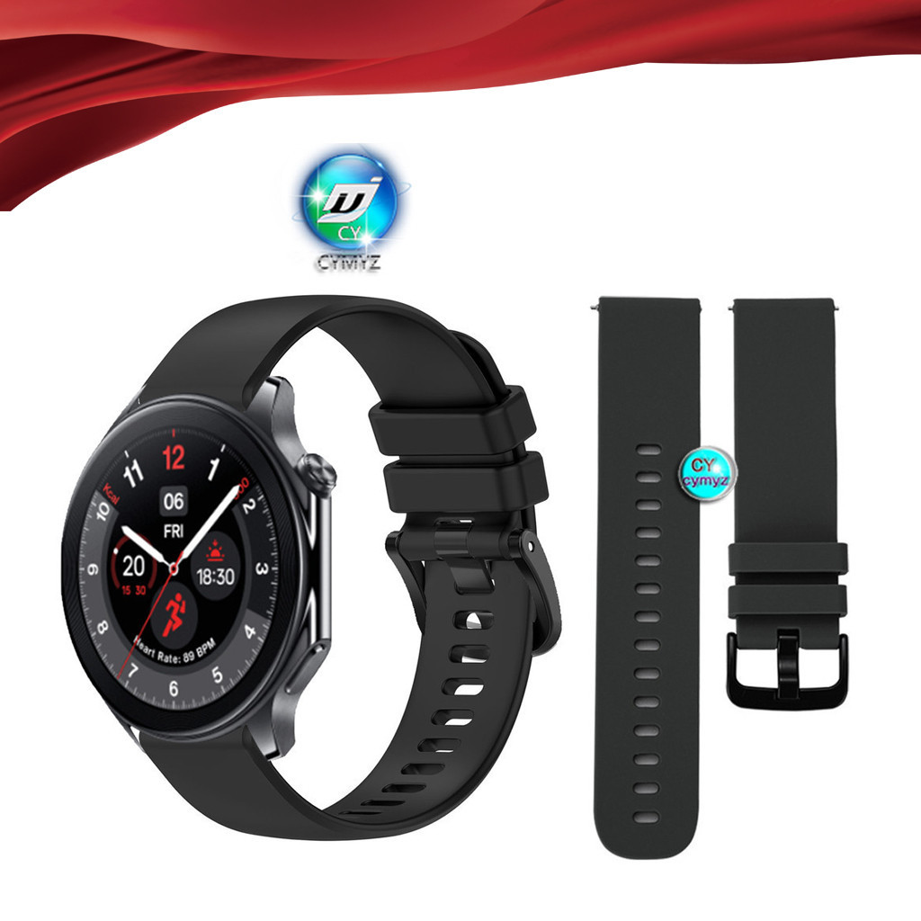 Oneplus watch 2 智能手錶錶帶 OnePlus watch 矽膠錶帶錶帶運動腕帶