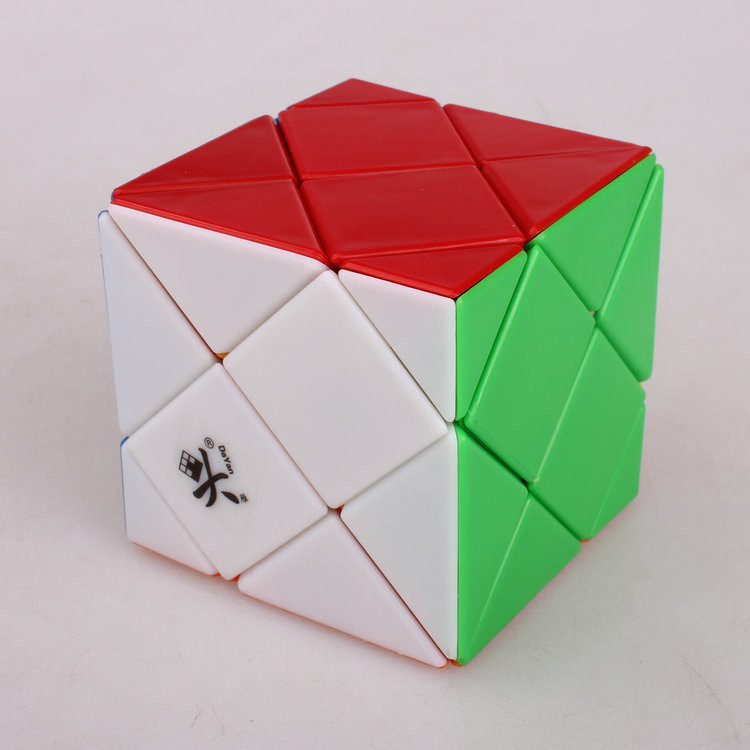 【現貨熱銷】大雁 4階斜轉魔方 4軸4階6面體四層斜轉 Dayan Dino Skewb Cube
