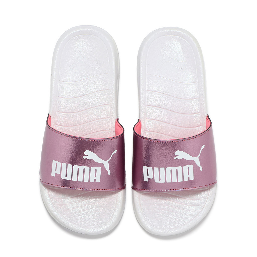 Puma 拖鞋 Popcat 20 GirlPower 男鞋 女鞋 玫瑰金 防滑 快乾  [ACS] 39542101
