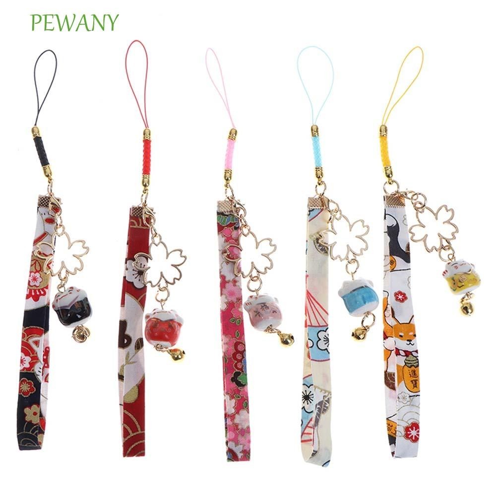 PEWANY手機掛繩項墜手機殼用花吊繩猫雛菊手機掛繩