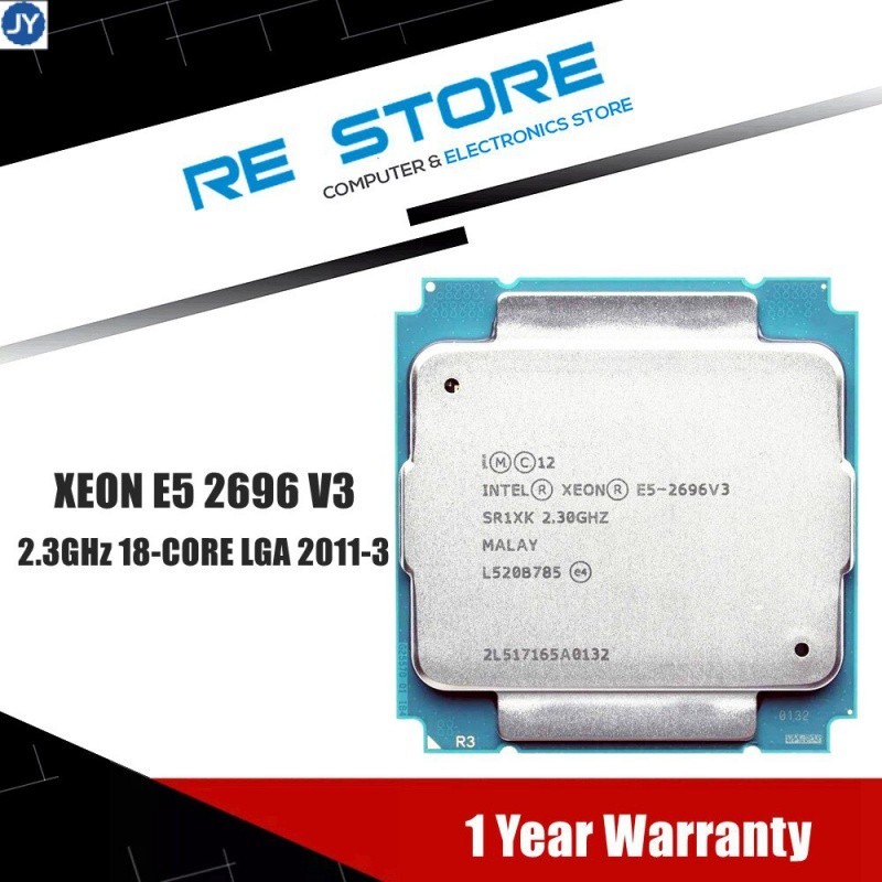 【現貨】英特爾至強 E5 2696v3 e5 2696 v3 處理器 sr1xk 18 核 2.3GHz 優於 LGA