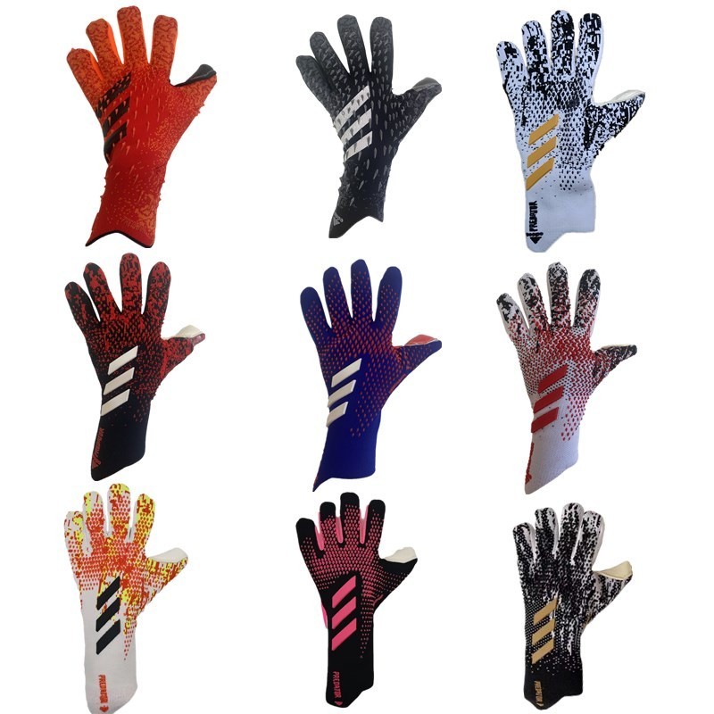 &lt;有貨&gt;銷售足球守門員手套透氣美式足球乳膠手套加厚守門員手套手套