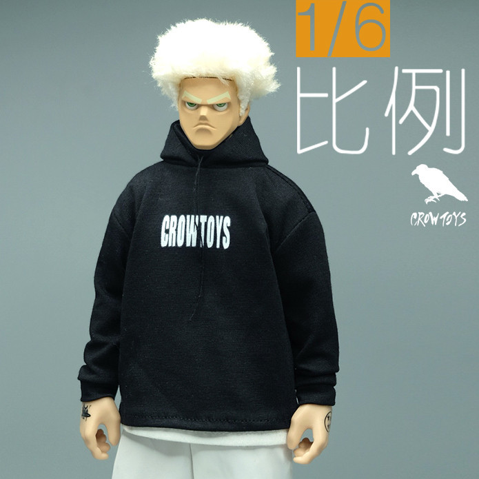 【特價促銷】現貨1/6 兵人 J.T STUDIO  CROWDHTOYS 帽衫 長袖