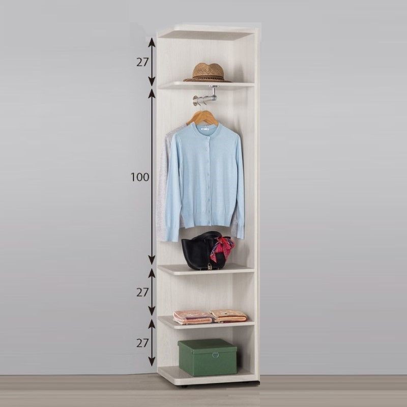 【MB070-1】蘿克斯1.5尺開放置物衣櫥(東部及桃園以南請另詢運費)
