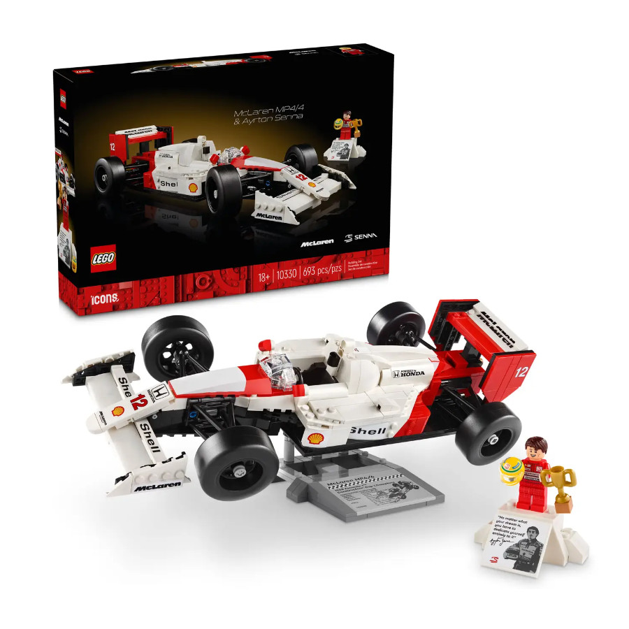 &lt;屏東自遊玩&gt; 樂高 LEGO 10330 ICONS系列 McLaren MP4/4&amp;艾爾頓·冼拿