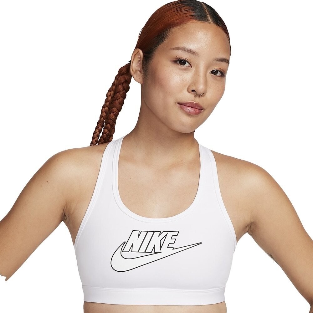 Nike 運動內衣 女裝 中度支撐 白 FB4081-100