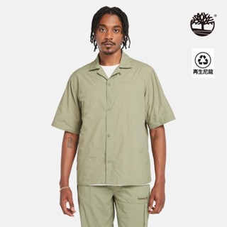Timberland 男款灰綠色快乾可收納襯衫|A5SKQ590