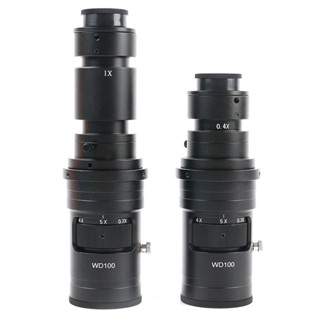 200X/500X連續變倍C接口維修焊接數位顯微鏡工業相機便攜單筒鏡頭