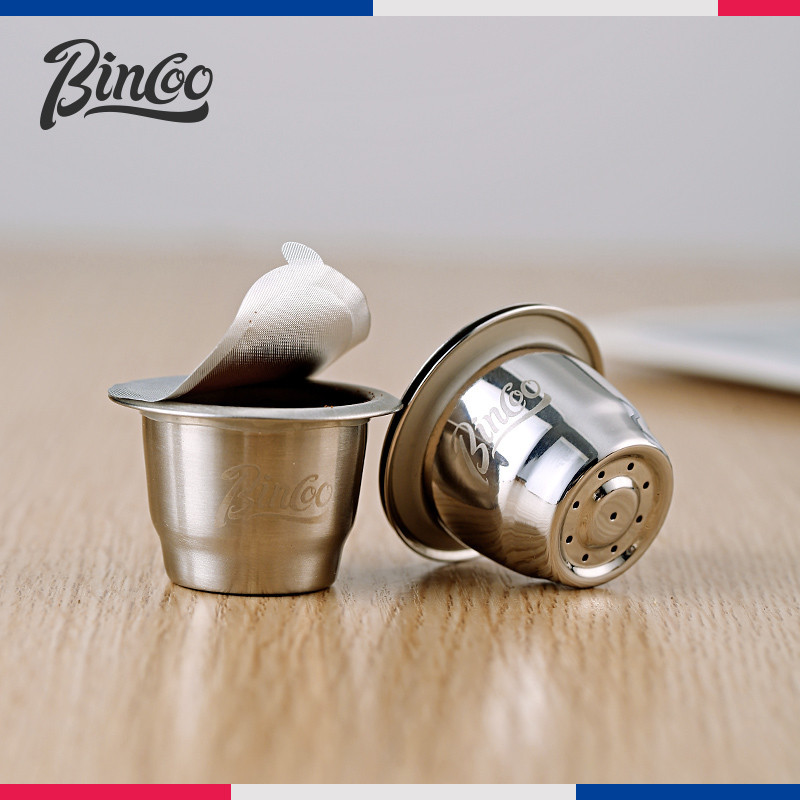 【24小時出貨】Bincoo咖啡膠囊重複使用殼可循環重複使用高油脂膠囊殼不鏽鋼diy