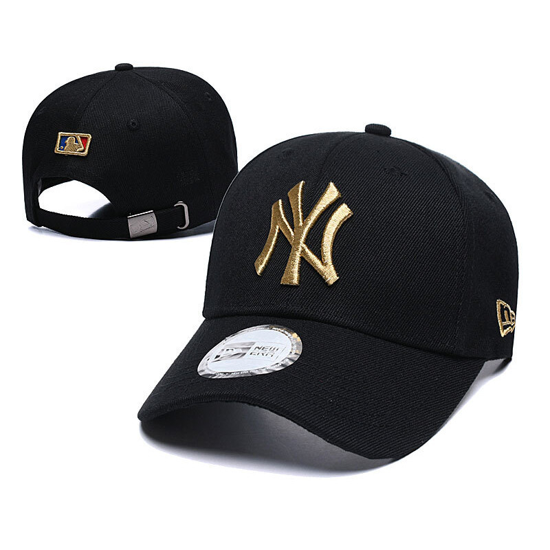 MLB 美國職業棒球大聯盟紐約洋基隊男士棒球帽高爾夫後扣帽可調節帽中性棉帽戶外高品質