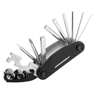 自行車維修工具維修組合補胎工具多功能折疊維修工具扳手套裝