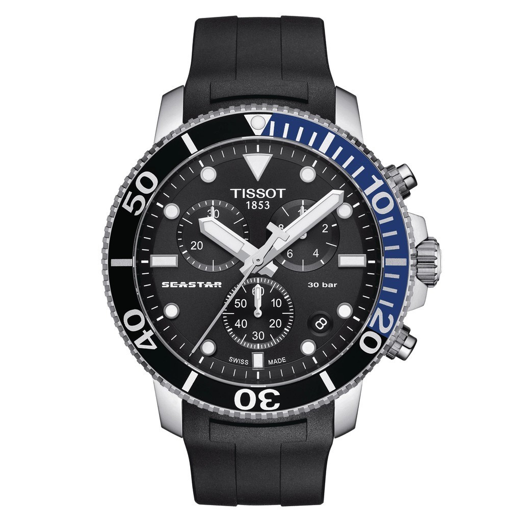 TISSOT 天梭 Seastar 1000 石英計時腕錶 (T1204171705102)