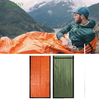 PEWANY1套生存睡袋,防水便攜式隔熱毯,應急裝備防風可重複使用熱Bivy麻袋救援工具包露營