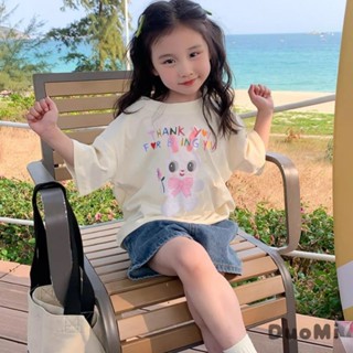 兒童夏裝純棉 新款時尚韓版可愛卡通印花短袖T恤上衣