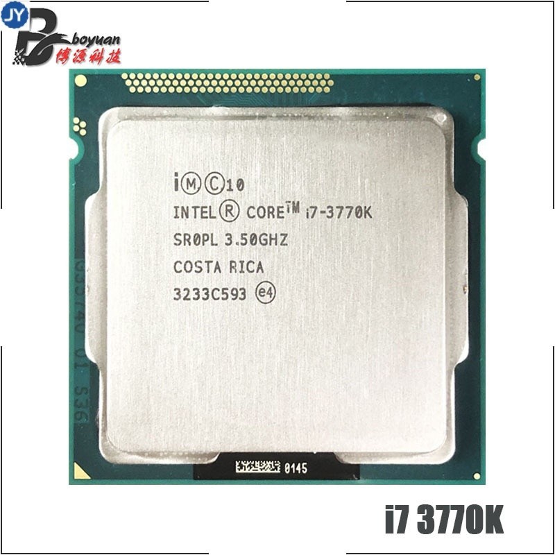 英特爾酷睿 i7-3770K i7 3770K 3.5 GHz 四核 CPU 處理器 8M 77W LGA 1155