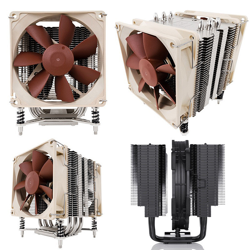 散熱風扇貓頭鷹D15/D9系列 電腦CPU風冷散熱器下吹雙塔溫控支持多平臺全新