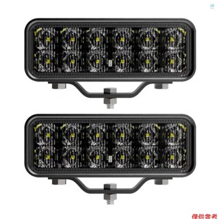 Led 工作燈條,6 英寸 120W 8000LM 駕駛霧燈防水聚光燈,適用於卡車越野車汽車船 2 件裝