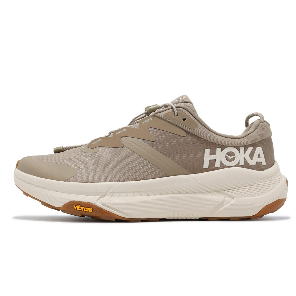 Hoka 休閒鞋 Transport 防潑水鞋面 CORDURA 穿搭 沙丘色 男鞋【ACS】 1123153DEGG