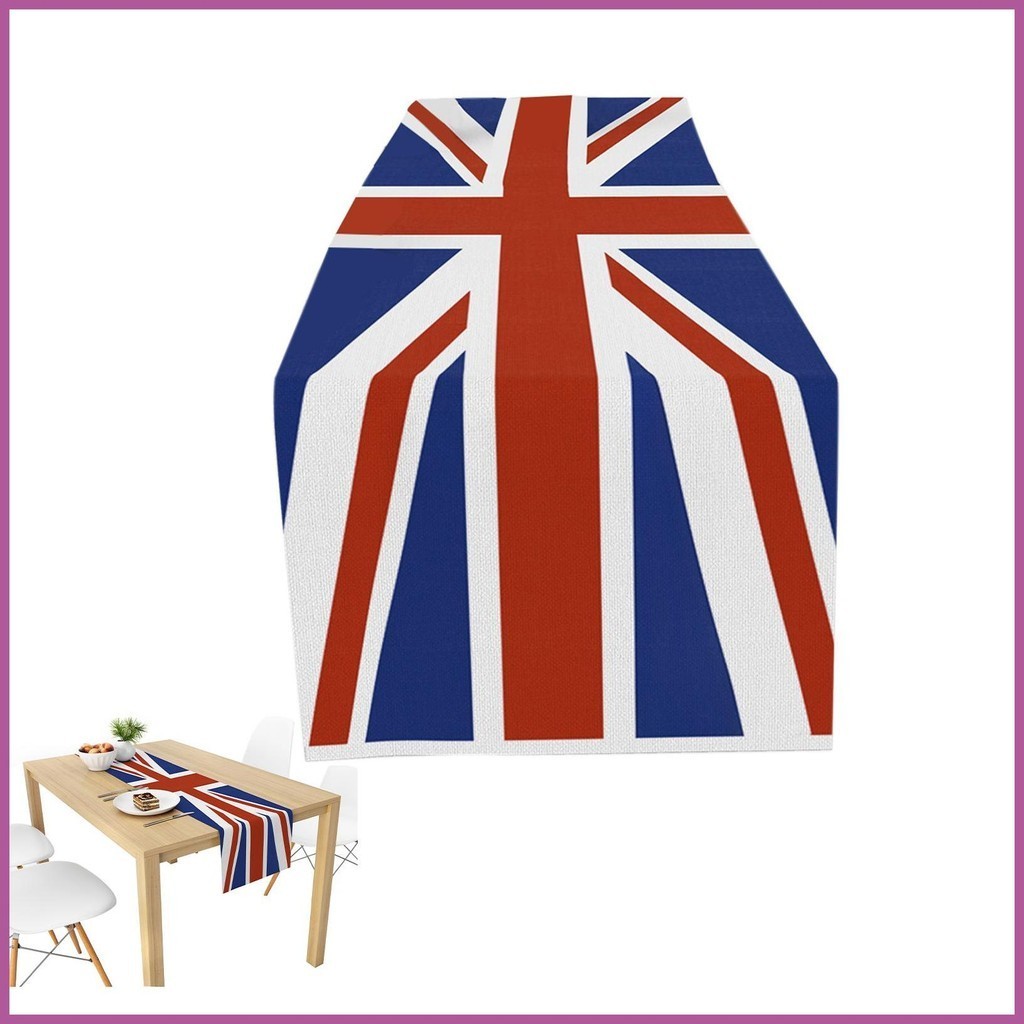 Union Jack Flag 桌布 Jubilee 桌罩英國國旗桌旗耐熱可重複使用 Union Jack Table