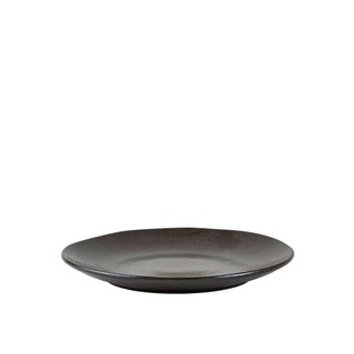 丹麥 VILLA COLLECTION 霧黑陶瓷餐盤/ 碳黑色/ 26 x 26cm eslite誠品