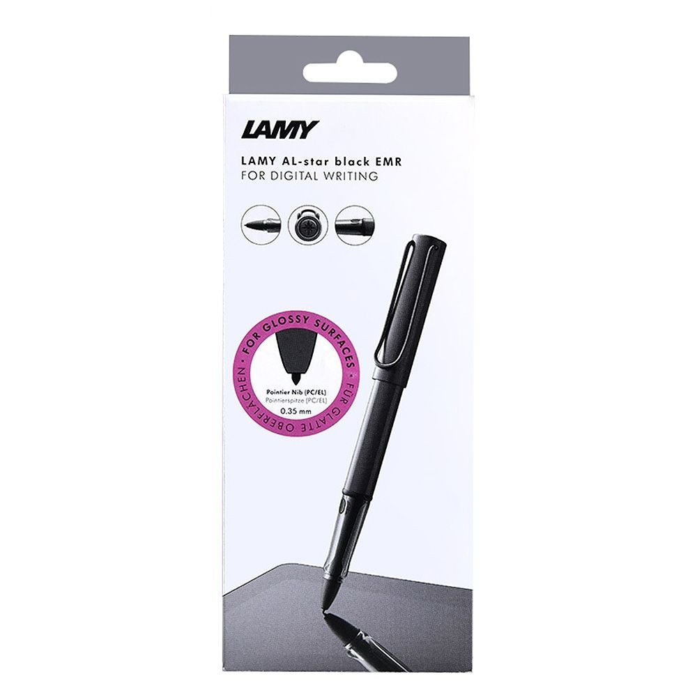 凌美 LAMY AL-star black EMR 電磁式觸控筆 0.35mm PC/EL 尖頭(平行進口)