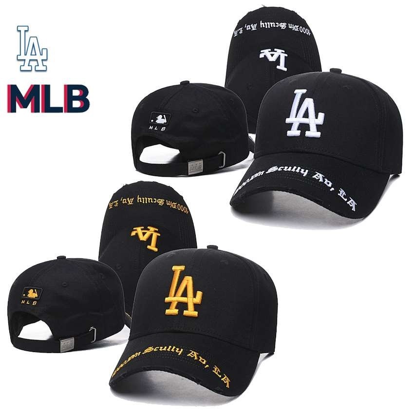 新款時尚設計 MLB 棒球帽洛杉磯道奇隊 Snapback 帽男士可調節弧形檐帽