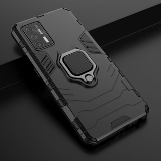 適用於OPPO REALME GT車載指環保護殼 REALME GT鋼鐵俠手機殼