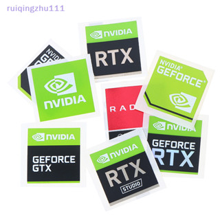 [ruiqingzhu] 5pcs 全新 NVIDIA GTX GEFORCE 筆記本電腦桌面標籤裝飾貼紙 [TW]