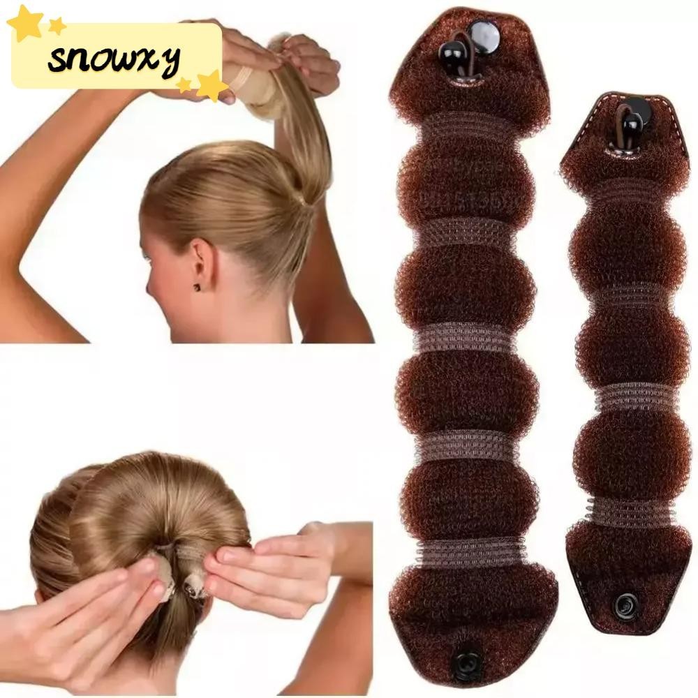 SNOWXY1甜甜圈捲髮器,經久耐用容易甜甜圈麵包製造商,時尚髮飾編織機工具髮型頭髮工具婦女