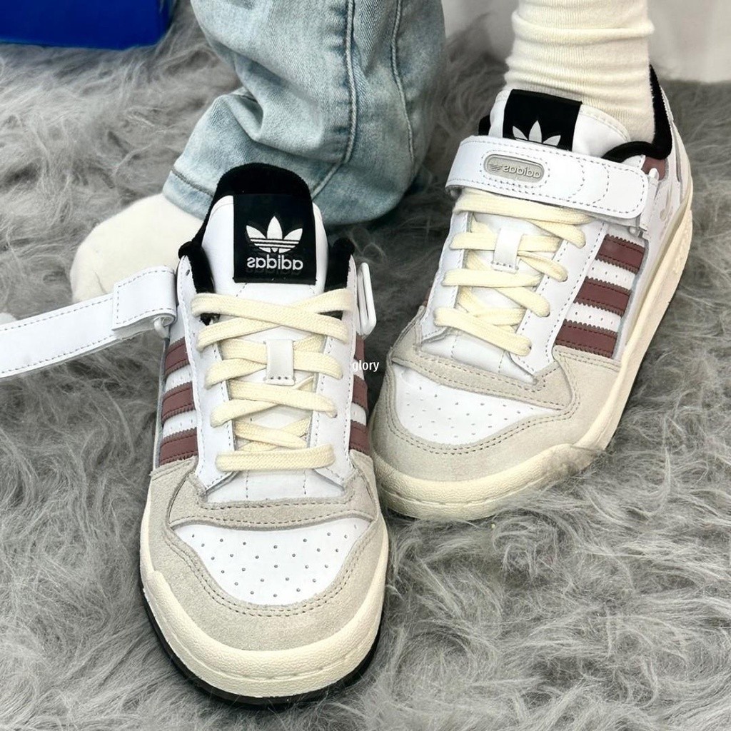 特價 ADIDAS Forum 84 Low 白紫 魔鬼氈 校園風 女子滑板鞋GZ5046