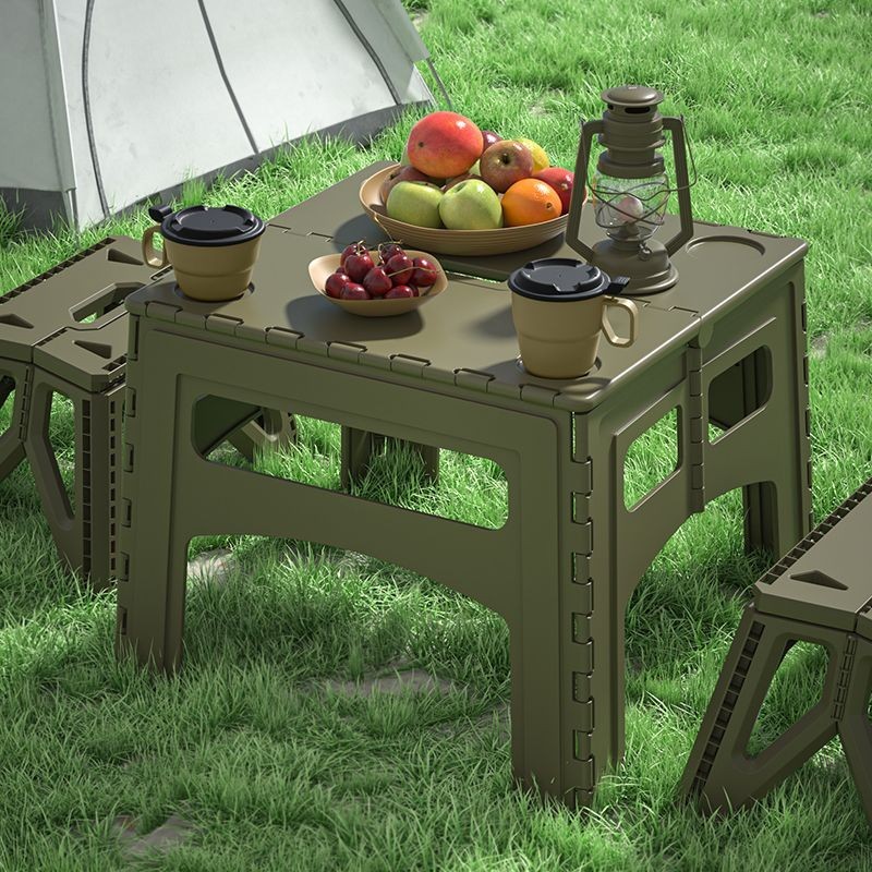 戶外摺疊桌子便攜露營塑膠桌套裝擺攤小桌子簡易桌子野餐裝備用品
