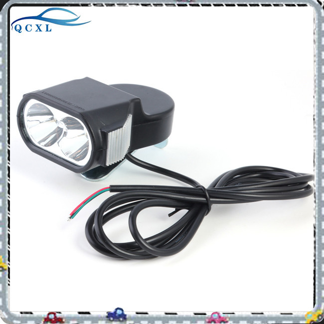 36v 48v 60v 喇叭燈電動滑板車電動自行車頭燈 Led 外部自行車元素自行車燈