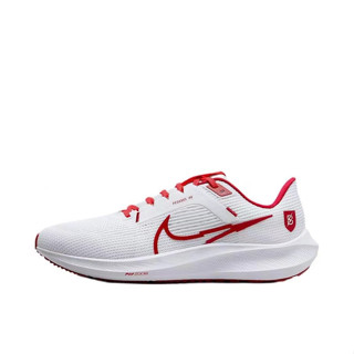 耐吉 Nike Air Zoom Pegasus 40 跑鞋男女運動鞋白/紅 FJ2844-100