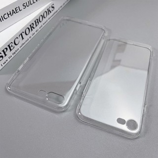 適用於 Iphone 8 7 Plus 硬質 PC 無黃變保護殼超薄透明硬塑料 DIY 全手機保護套