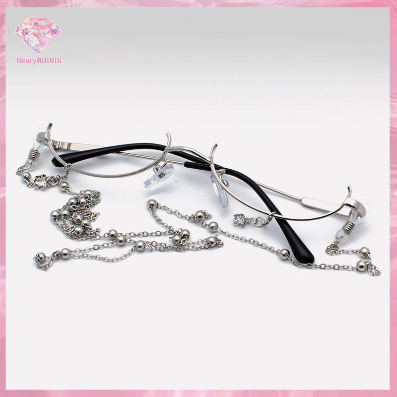 Beaty&gt; 女士眼鏡新款下半框無鏡片女士眼鏡框水滴無鏡片裝飾可愛女孩裝飾眼鏡框bilibili