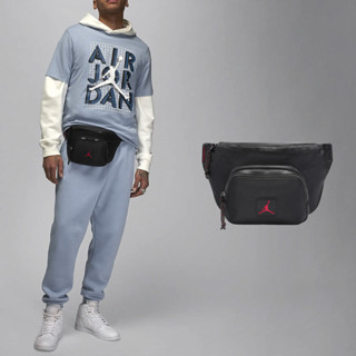 Nike 包包 Jordan Rise 黑 腰包 側背包 斜背包 喬丹 【ACS】 JD2413011AD-004
