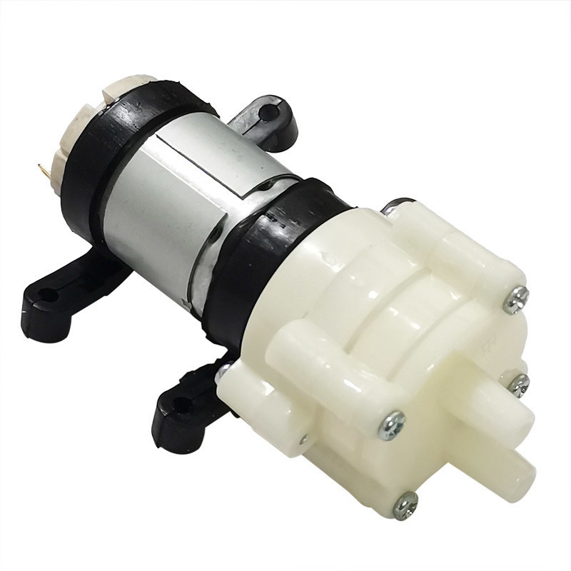 R385水泵 微型6-12V直流隔膜泵 泡茶機魚缸小抽水泵 冷卻循環水泵
