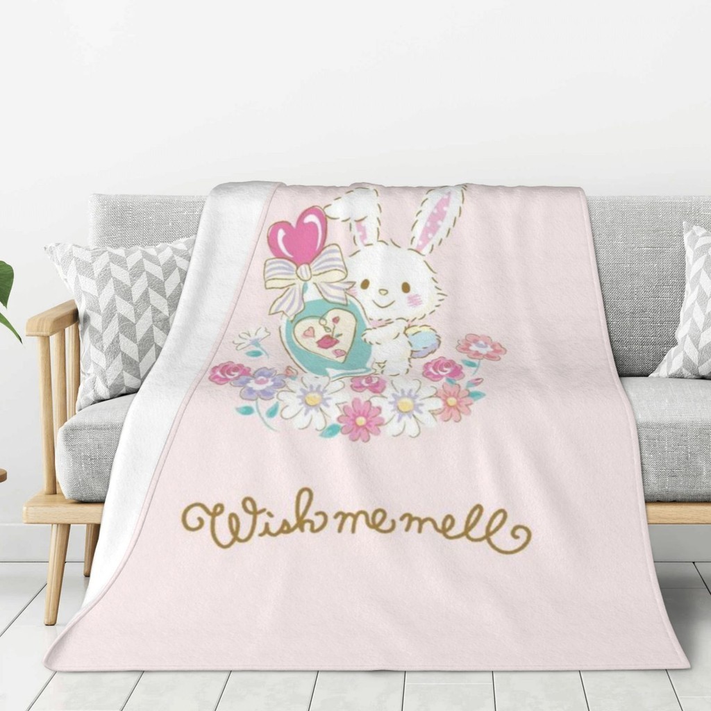 Wish Me Mell毛絨毯子柔軟舒適保暖適合沙發床兒童新奇可定制