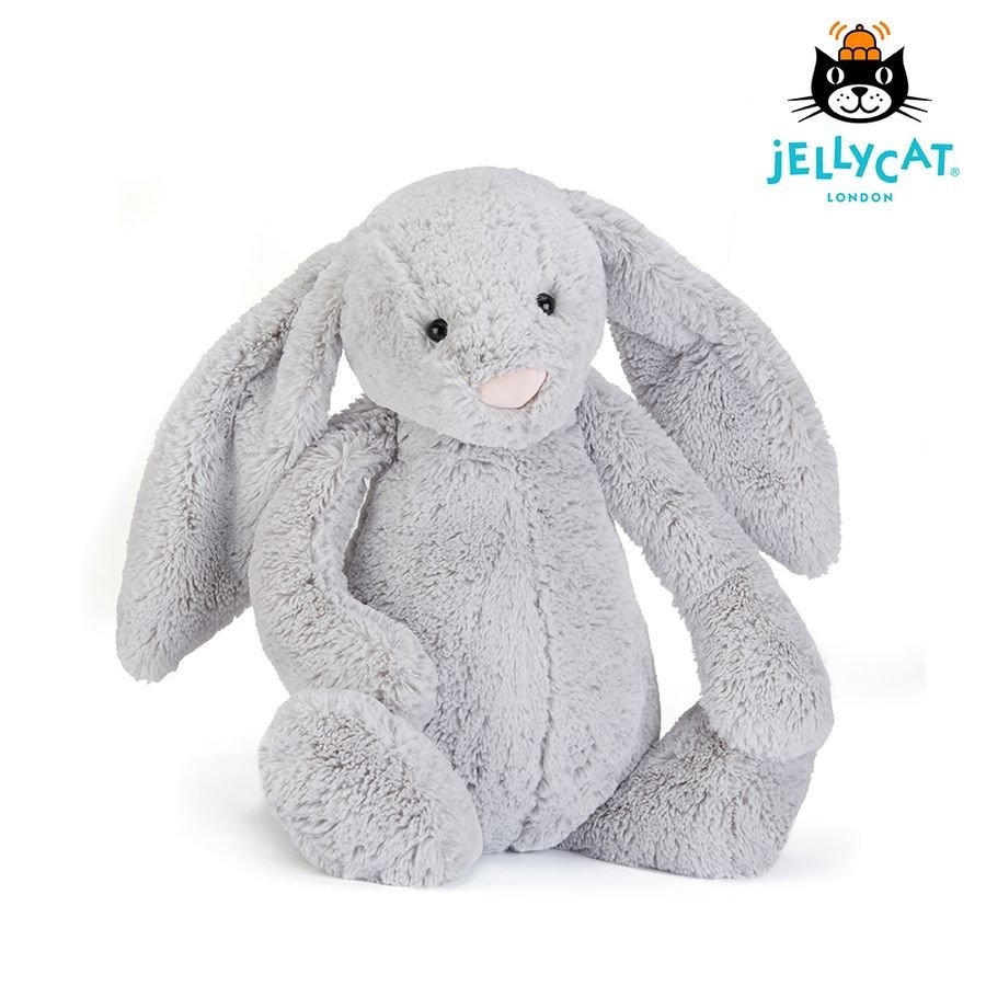 Jellycat玩偶/ 51cm/ 雲灰銀兔 eslite誠品