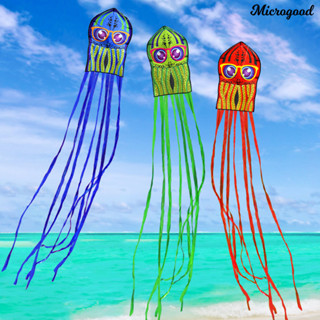 Mic_glasses 章魚風箏帶飛線戶外沙灘公園易飛大長尾彩色動物