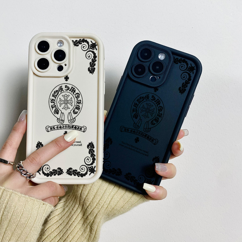 潮牌 Chrome Hearts 手機殼適用於 Iphone 15 11 12 14 13 Pro Max 7plus