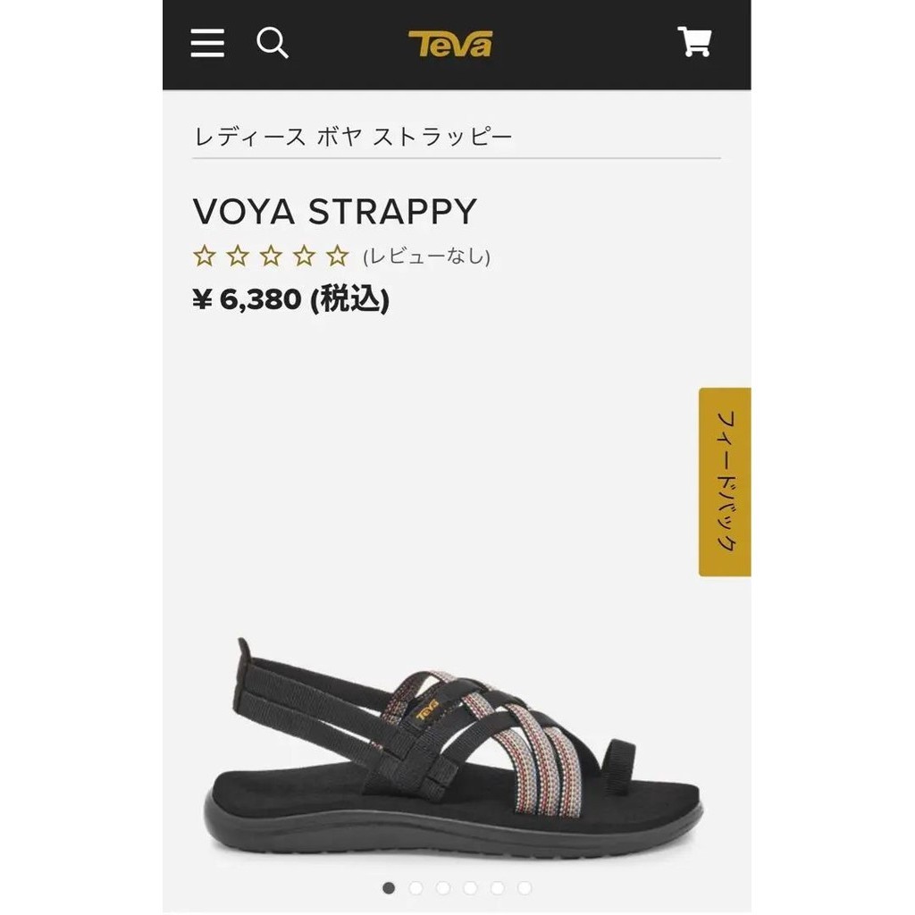 近全新 TEVA 涼鞋 Voya Strappy 女用 日本直送 二手
