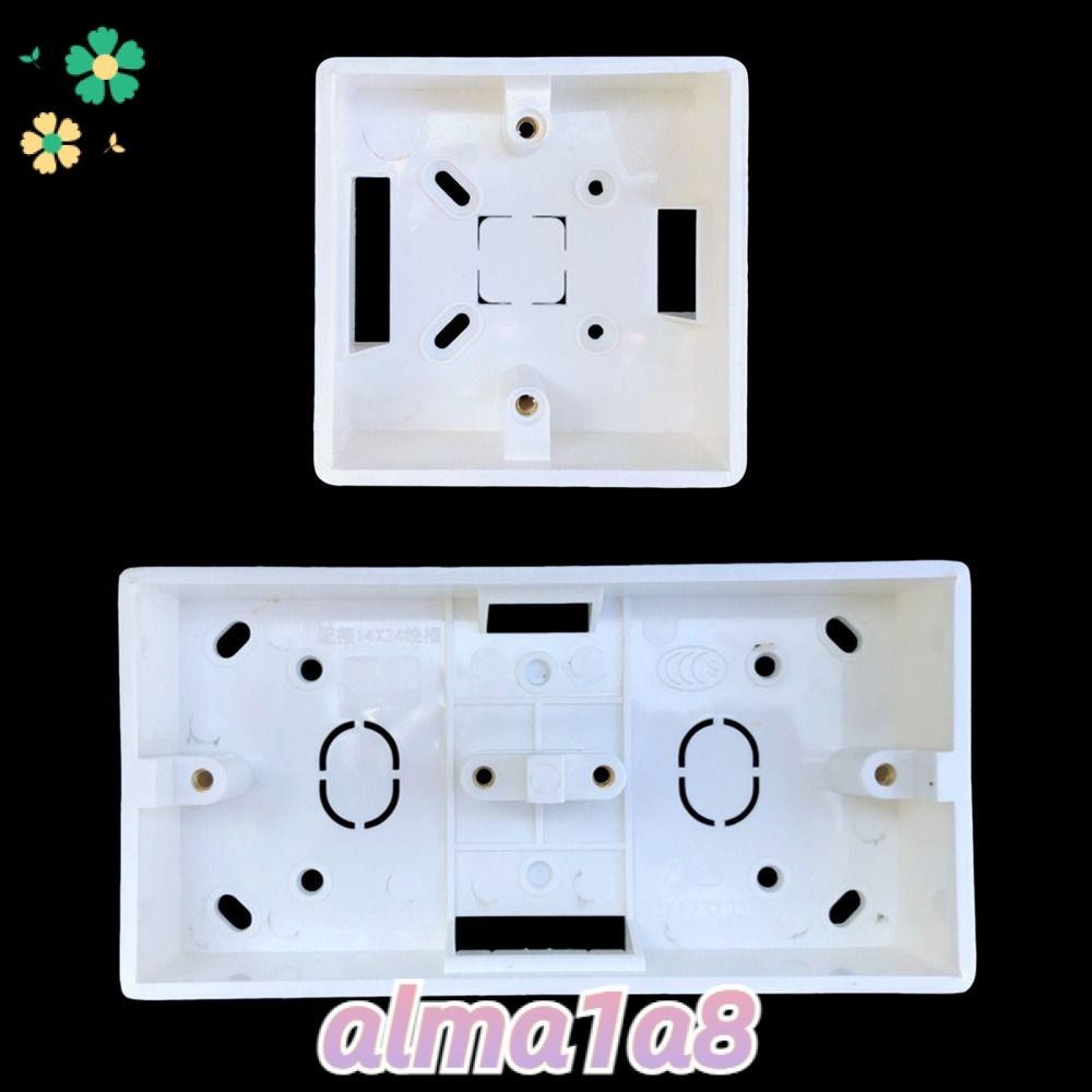 ALMA1A886型開關插座箱:,配線整理器標準外部安裝盒,防水接線盒塑料PVC嵌入式接線盒