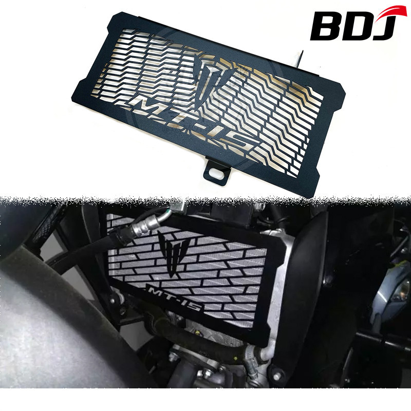 BDJ 適用於 三葉 Yamaha Mt15 Mt-15 2019-2024 改裝 鋁合金 保護網 水箱保護格柵 散熱罩