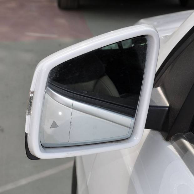 適用於賓士GLS級 GLE級 左右倒車鏡片玻璃加熱後照鏡片大視野藍鏡
