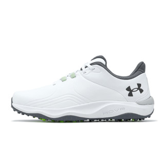 Under Armour 高爾夫球鞋 Drive Pro SL 寬楦 白 灰 防水 UA 男鞋 3026921100