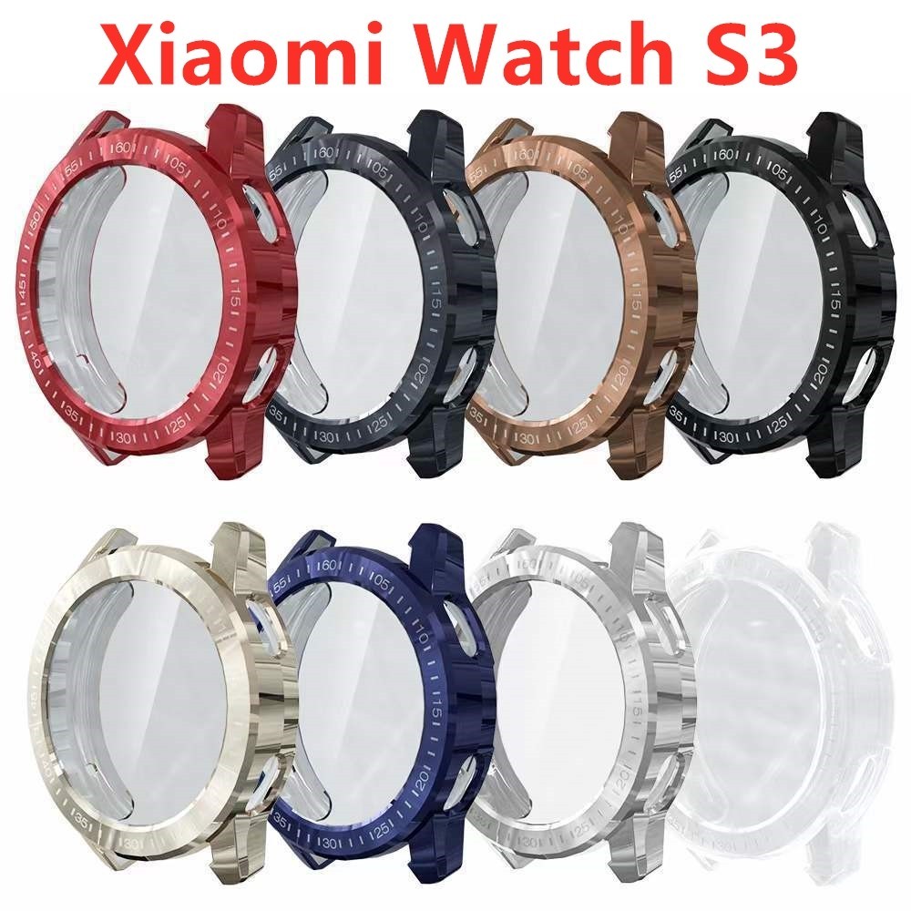 XIAOMI 適用於小米手錶 S3 配件的小米手錶 S3 軟 TPU 屏幕保護殼